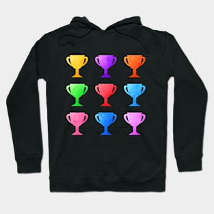 Colorful Watercolor Cups Pack Hoodie